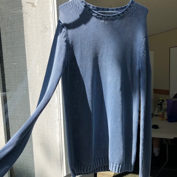 Blue Knit TNA Sweater